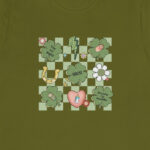 Checkered NICU St Patrick's Day T-Shirt - Image 6
